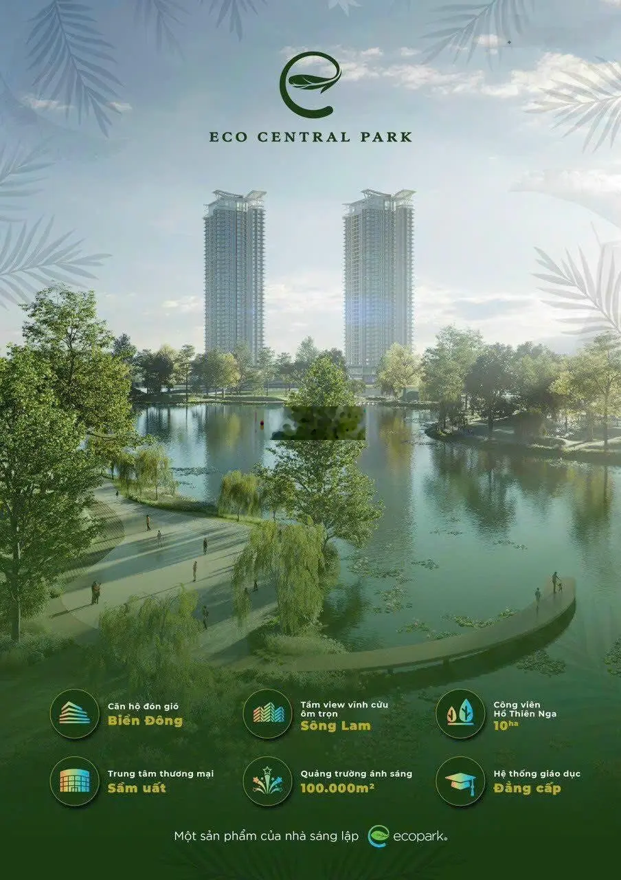 Bán căn hộ siêu hot tại eco central park vinh, chỉ hơn 3 tỷ vnd, 99 m2