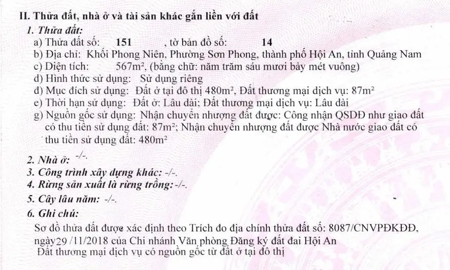 Ngân hàng cần bán khách sạn 137 phòng tại đường Nguyễn Duy Hiệu, Hội An