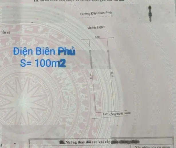 Chính chủ gửi bán cặp đất Điện Biên Phủ đoạn giữa Hà Huy Tập và Lê Độ