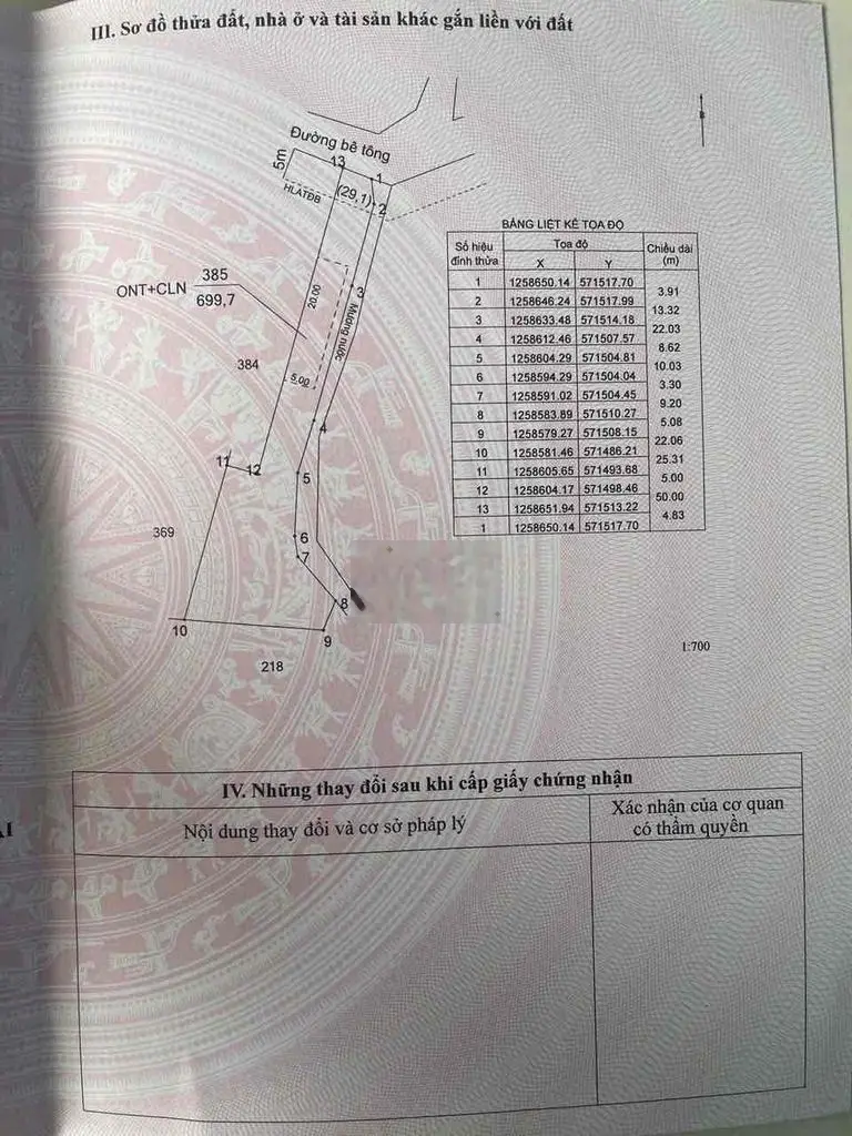 Lô góc đường bê tông đang sale mạnh tay, ai hữu duyên hốt nhanh ạ