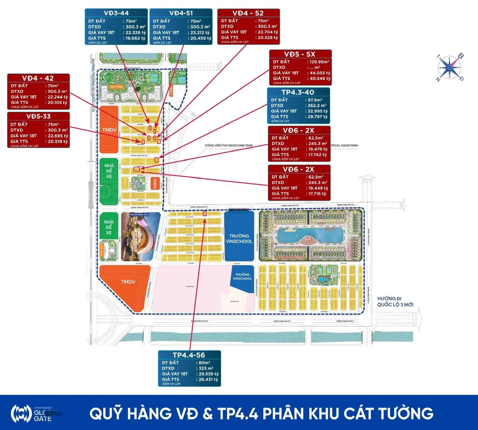 Bán nhanh căn mặt tiền 6,5m tại khu Viễn Đông - Vin Cổ Loa Đông Anh. Giá cực tốt