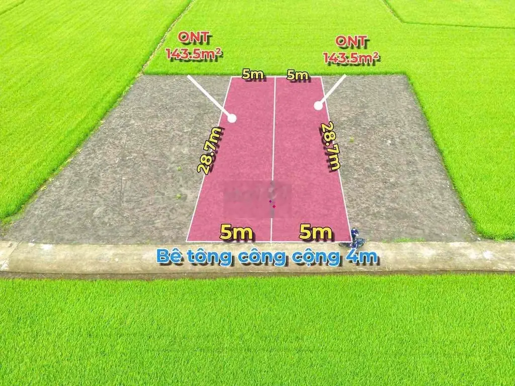 đất thổ đường xe hơi Lạc Tấn, gần nhà Máy Bảo Đài