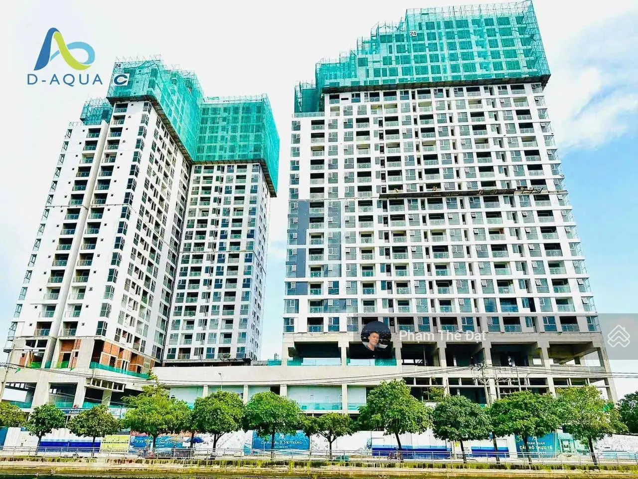 Căn Hộ D - Aqua 32m2 mặt tiền Bến Bình Đông, Q8, chuẩn bị bàn giao nhà. Giá 1,68 tỷ có VAT