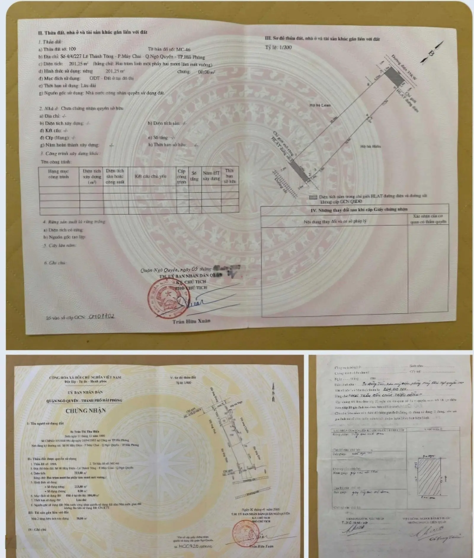 Bán 415m2 hai mặt tặng kèm 94m2 lưu không có trích đo Lê Thánh Tông, Máy Chai, Ngô Quyền, HP