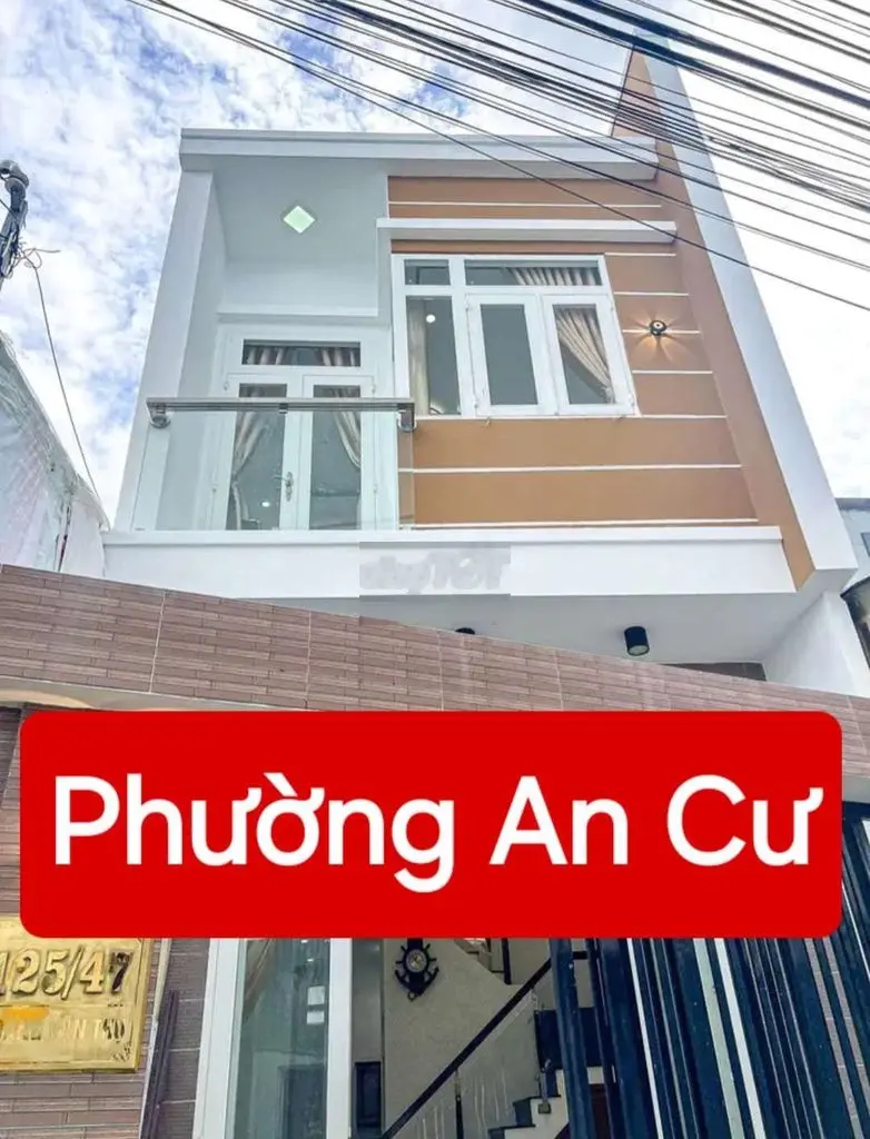 Nhà trệt lầu đẹp - 3 phòng ngủ - hẻm 125 hoàng văn thụ