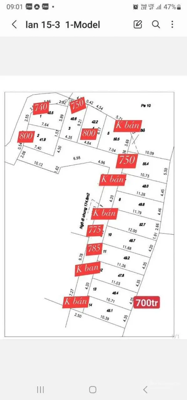 Chỉ 1,230 tỷ có ngay 46,4m2 đất sổ đỏ Thanh Oai Hà Nội