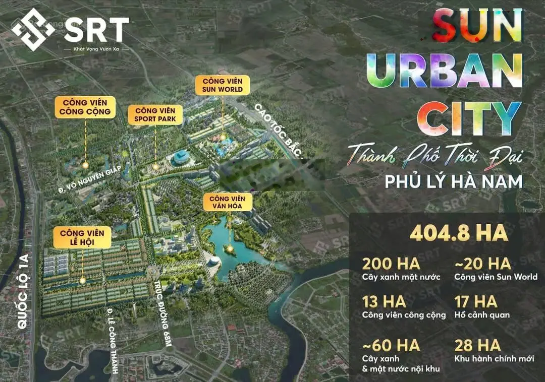 Dự án Sun Urban City Hà Nam phân khu 4, số lượng có hạn nhanh tay gọi cho chúng tôi