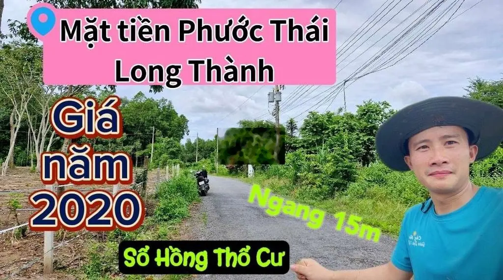 Mặt tiến Ấp 3 Phước Thái, có thổ cư, giá rất mềm