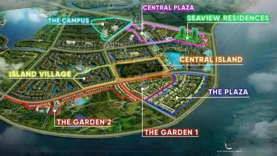 Sở hữu biệt thự song lập nhận nhà ở ngay vào trước hơn 3 tỷ tại Eco Central Park Vinh từ CDT