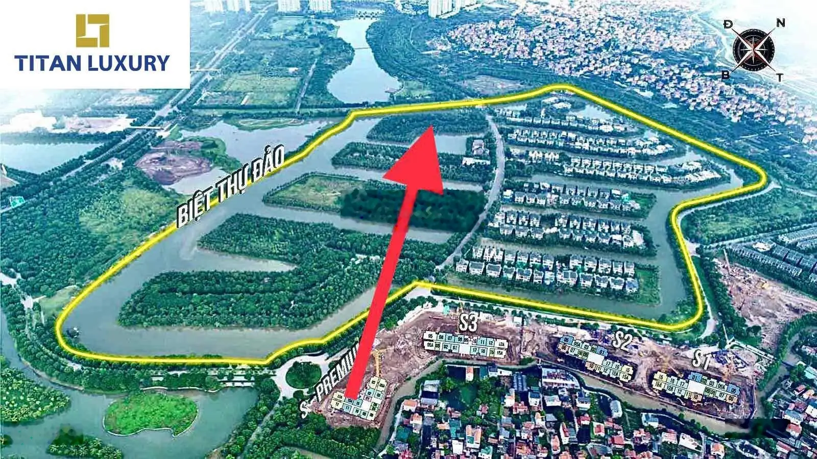 Chính chủ gửi bán nhanh biệt thự đảo Ecopark The Island 500m2 hướng Hồ Đông Nam giá tốt