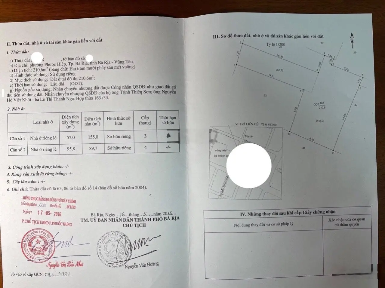 Bán nhà đường Nguyễn Đình Chiểu - Gần công viên Lê Thành Duy - Trung tâm Thành Phố Bà Rịa