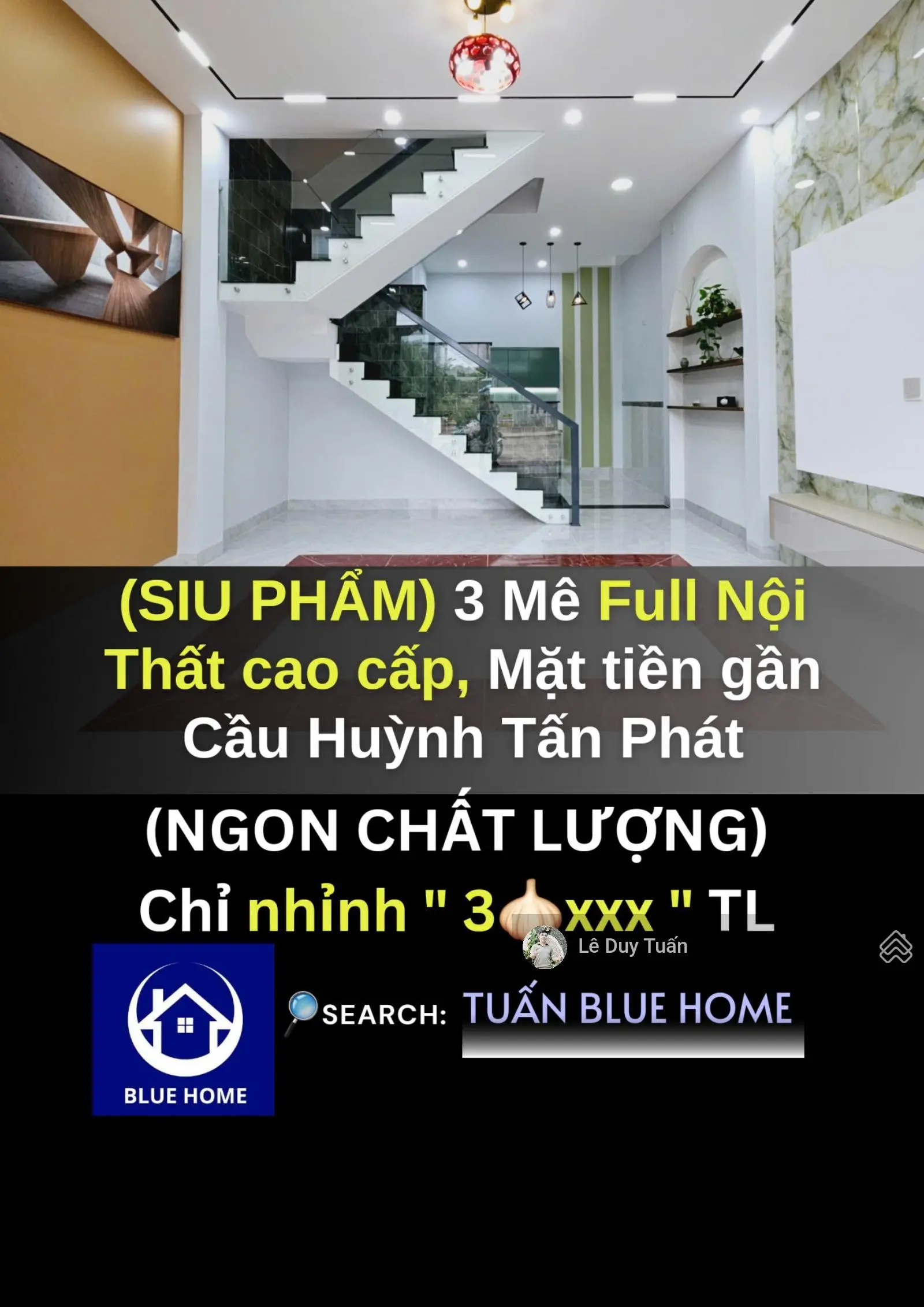 (SIU PHẨM) 3 Mê mặt tiền lộ giới 14m gần cầu Huỳnh Tấn Phát, Cầu 2 Quy Nhơn, DT 43m2 ngang5m đẹp