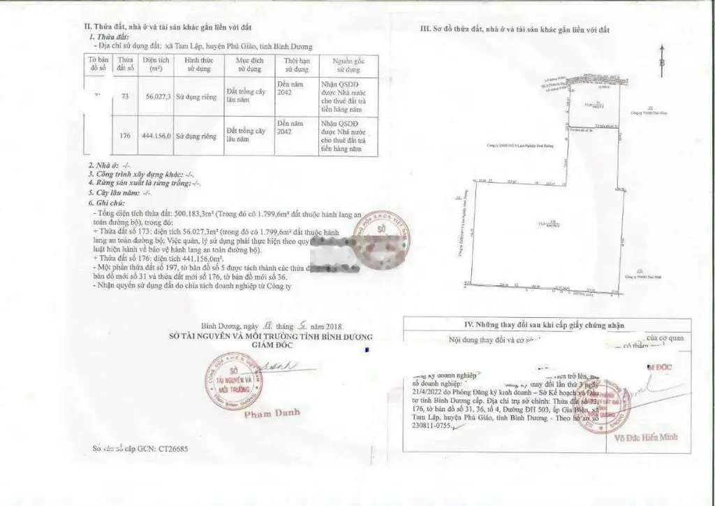 Bán Đất SKK Cụm Công Nghiệp xã Tam Lập 50 Ha Giá chốt 3,5 tỷ/ha.