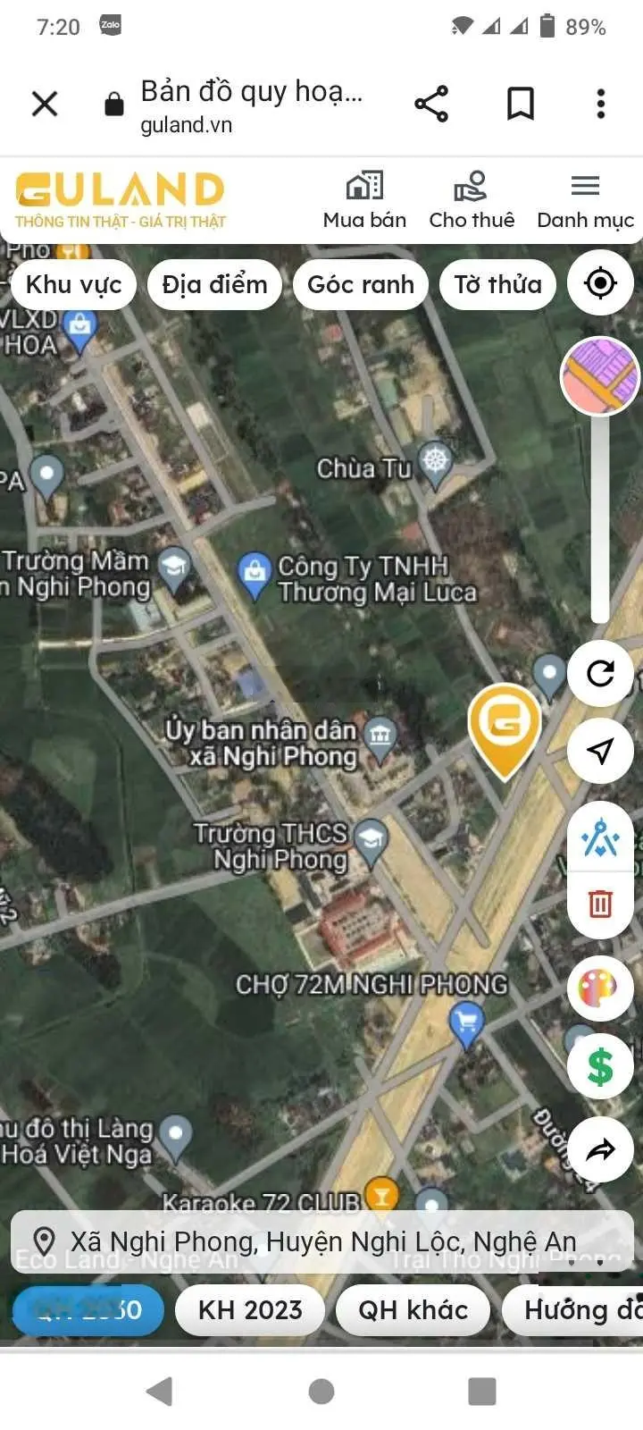 Bán 2 lô đất Nghi Phong, Nghi Xuân 2 mặt đường 95m - 12 làn đường đại lộ Vinh - Cửa Lò - Nghệ An