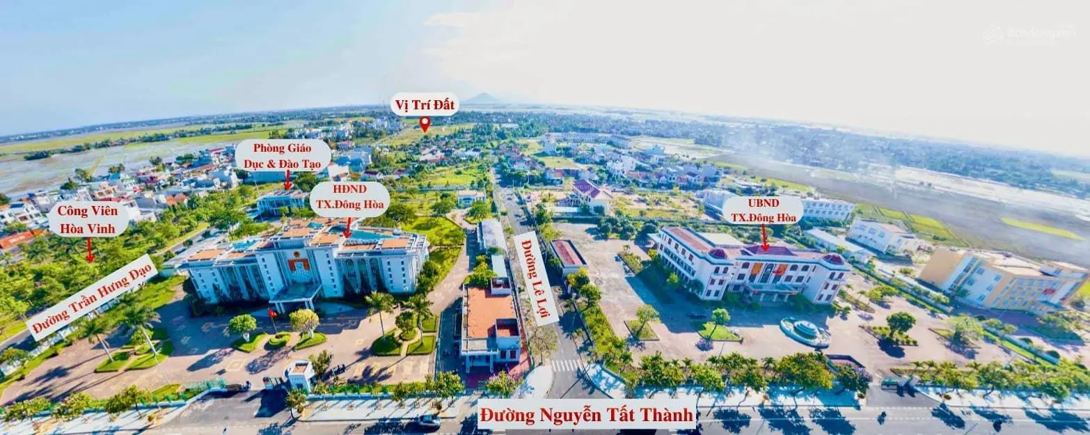 Tổng hợp giỏ hàng chính chủ đất nền TT Hoà Vinh, Đông Hoà, gần sân bay Tuy Hoà, giá chỉ 1.6 tỷ/nền