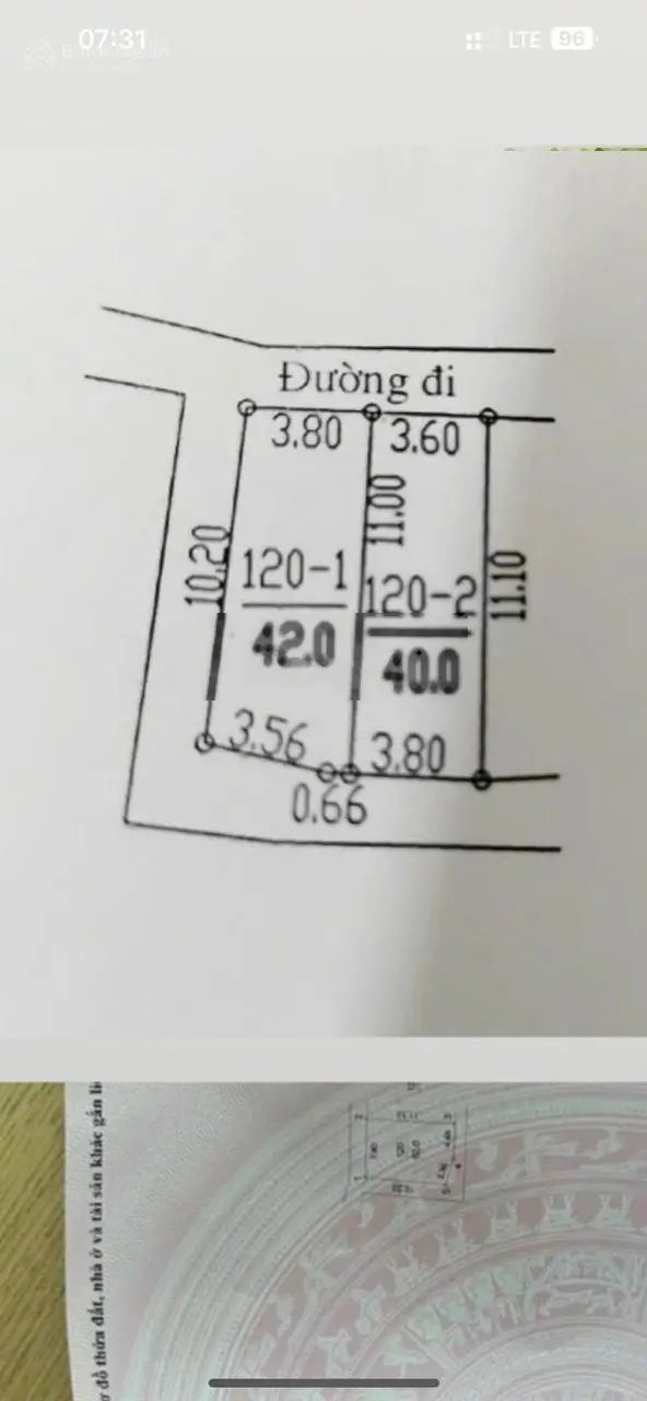 Cần bán lô góc 42m2 Úc Lý Thanh Văn, Thanh Oai, Hà nội. Giá rẻ hơn xung quanh. Cách Hà Đông 8 phút