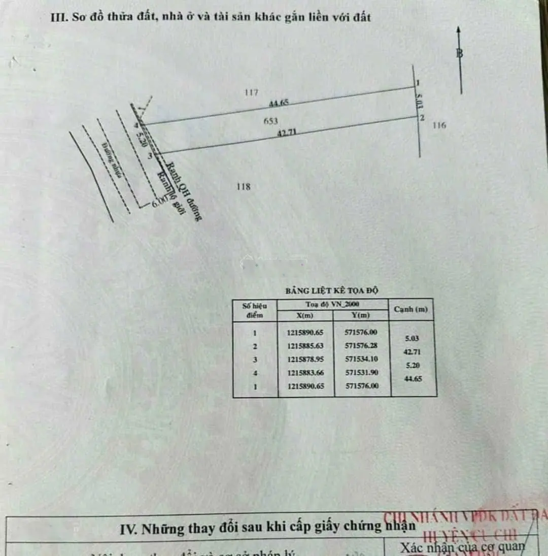 Bán đất đường Đoàn Minh Triết giá tốt chỉ 780 triệu VND 218.4m2