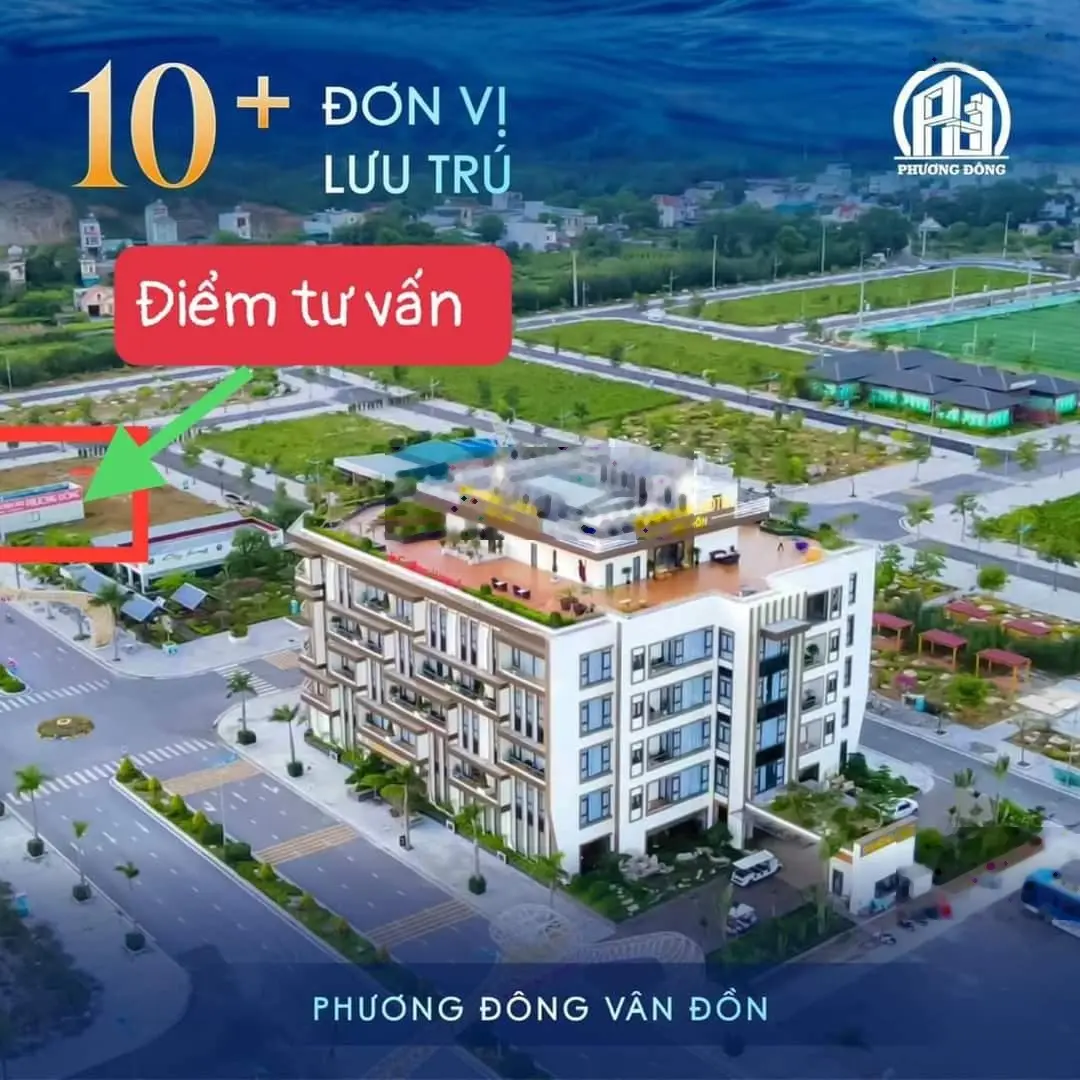 Đất lền ven biển sổ đỏ lâu dài DT 262m2 tại dự án Phương Đông Vân Đồn Quảng Ninh