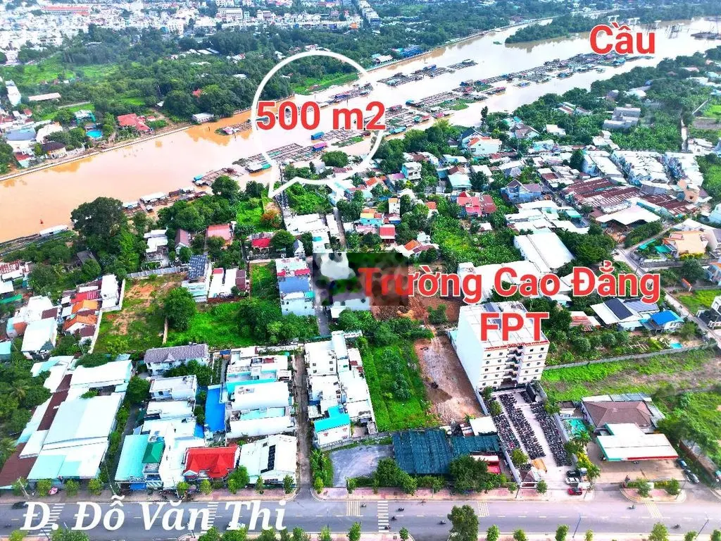 View sông Rẻ hơn xung quanh Hơn 500 m2 - Sổ hồng riêng thổ cư - 9 tỷ