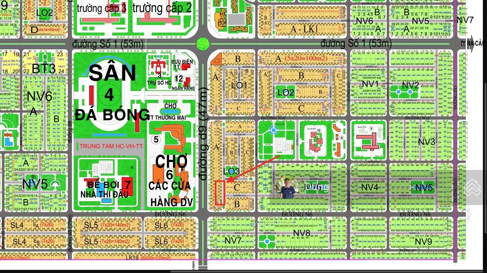 Cần bán lô đất nhà phố 90m2, dự án HUD Nhơn Trạch, giá rẻ nhất thị trường!