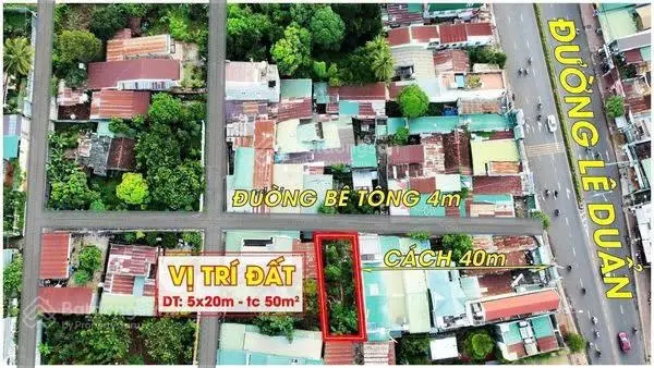 Hot cần bán lô đất hẻm 385 Lê Duẩn, Ea Tam, TP. Buôn Ma Thuột, Đắk Lắk