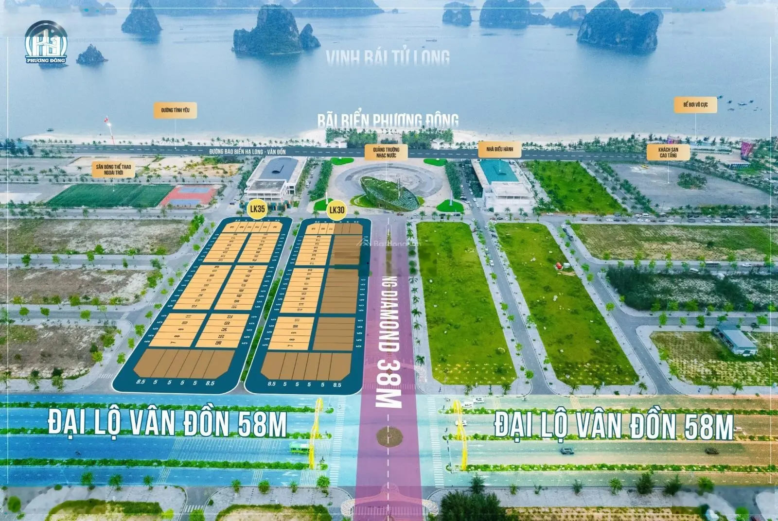 Bán biệt thự mặt biển cách bãi tắm 200m, miễn lãi gốc 24 tháng, CK12%, đã có sổ đỏ