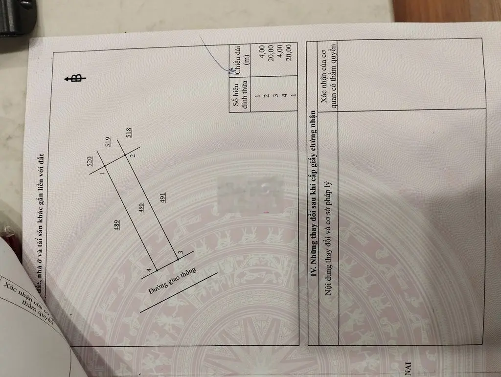 Bán đất tái định cư Long Thọ, đường 15m (đối diện trường mầm non)