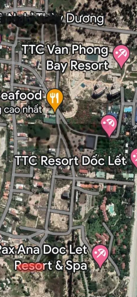 Bán đất ngay biển Dốc Lết cách biển 200m