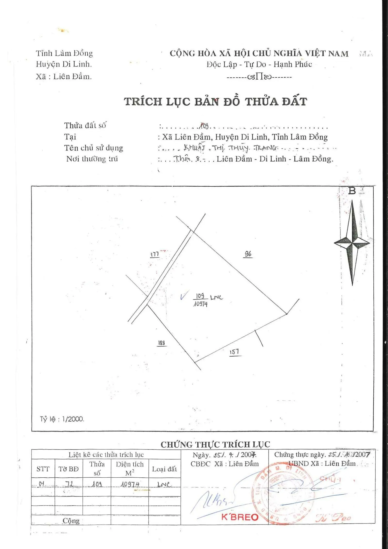 Mình chính chủ bán lô đất 1.5ha tại Di Linh - Lâm, SHR