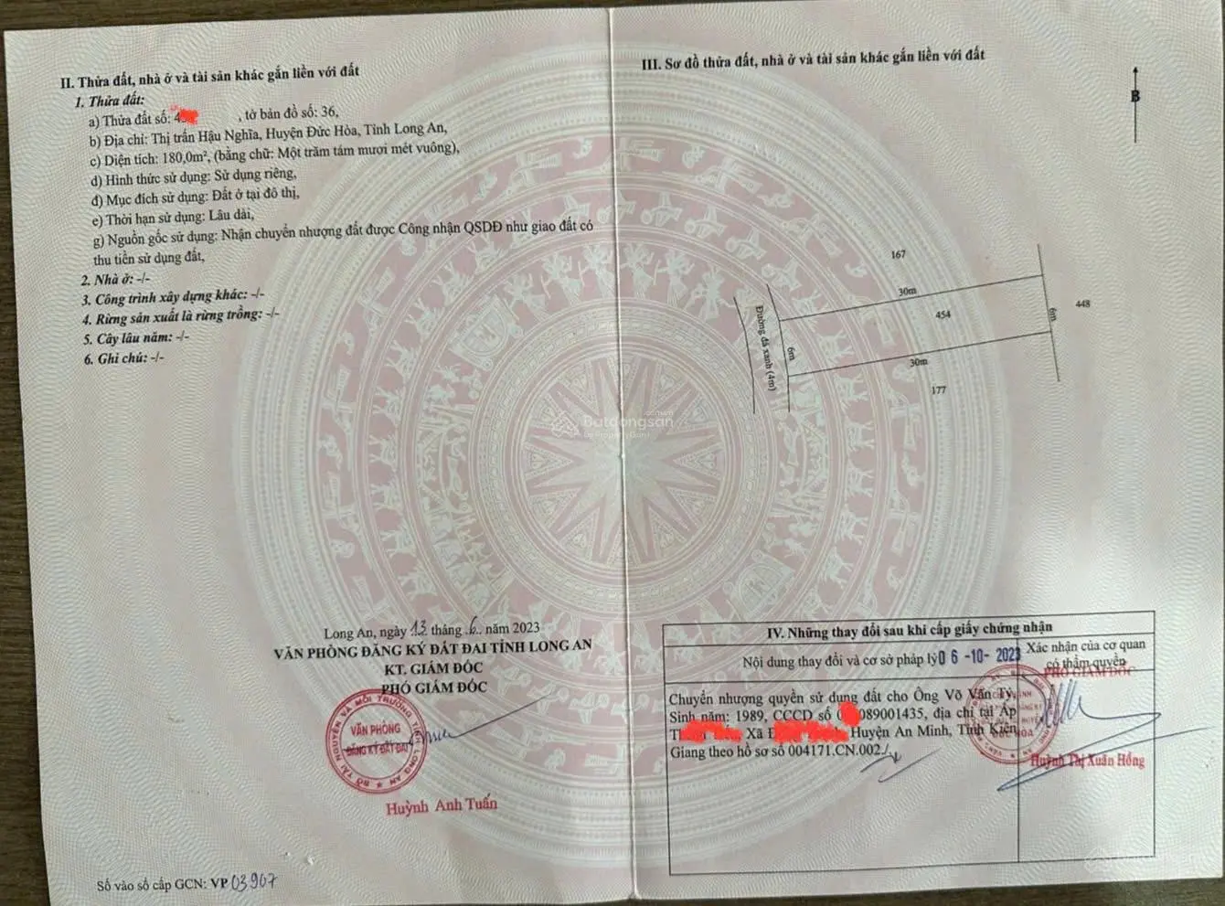 Ra gấp nền đất thị trấn Hậu Nghĩa, gần khu đô thị 200 ha Vin, khu dân cư đông đúc, tiện xây trọ