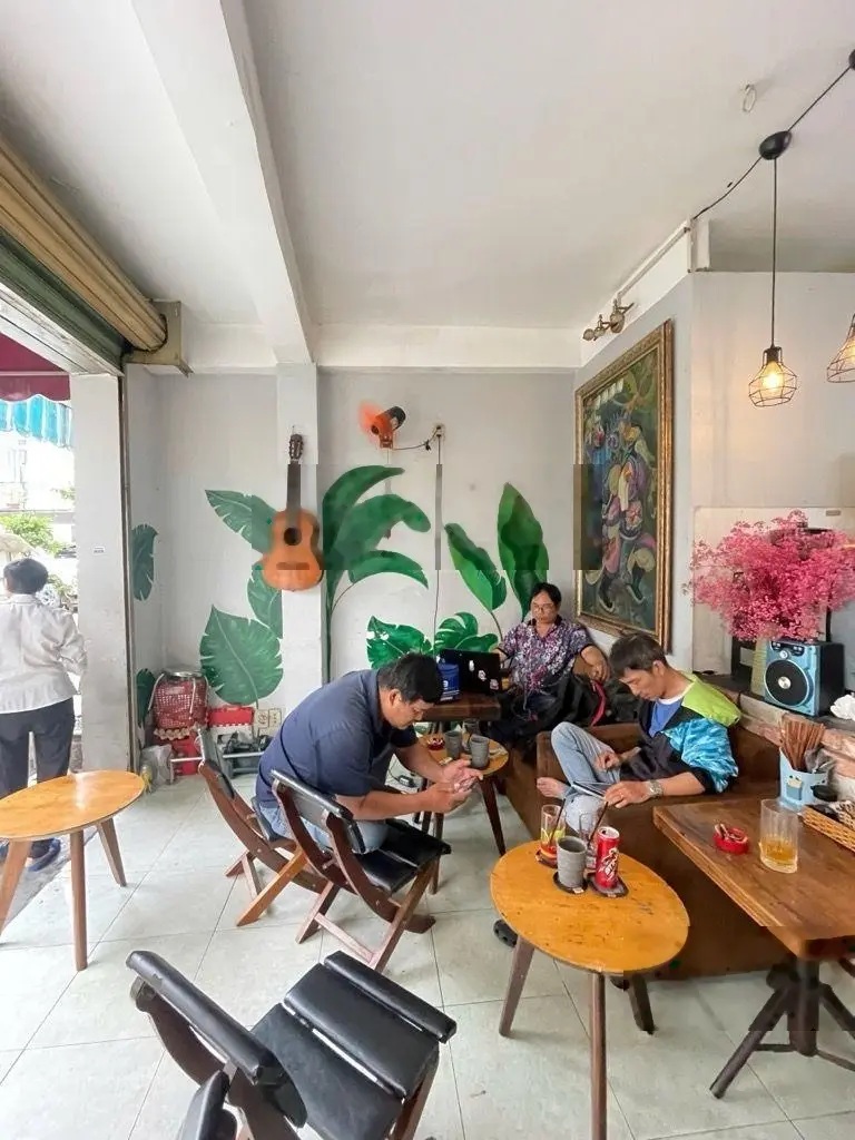 5.85 tỷ, mặt tiền đường, khu Nghĩa Phát, P7, kinh doanh cafe D.Thu 60 tr/th, nhà 2 tầng, 64m2