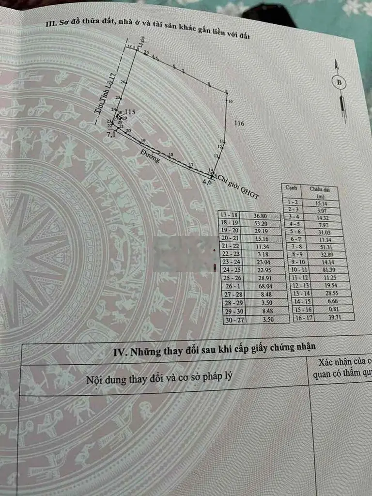 bán đất mặt tiền TL6 thị trấn Phong Mỹ Phong Điền