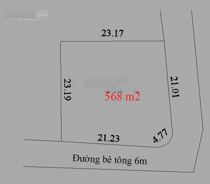 Trình làng lô đất hàng hiếm lô góc 2 mặt tiền . Dt 568m đất ở 150m tại Vân hòa ba vì