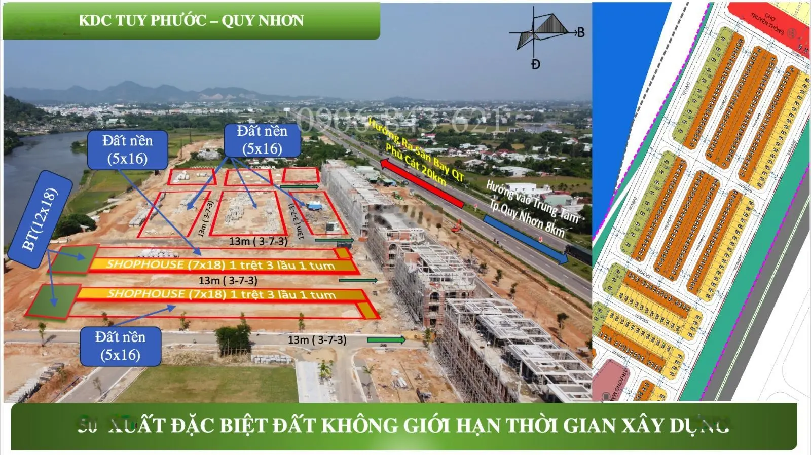 Bán gấp đất tại Quốc Lộ 19, giá thỏa thuận, 128m2, mặt tiền 13m