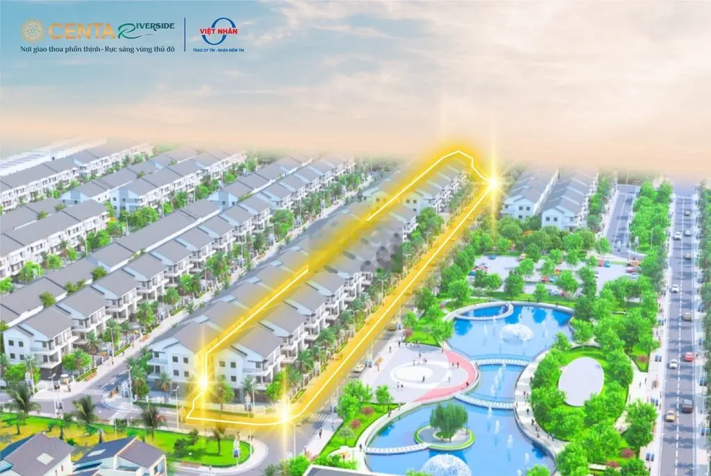 Đại đô thị CENT CITY mở bán phân khu biệt thự 180m