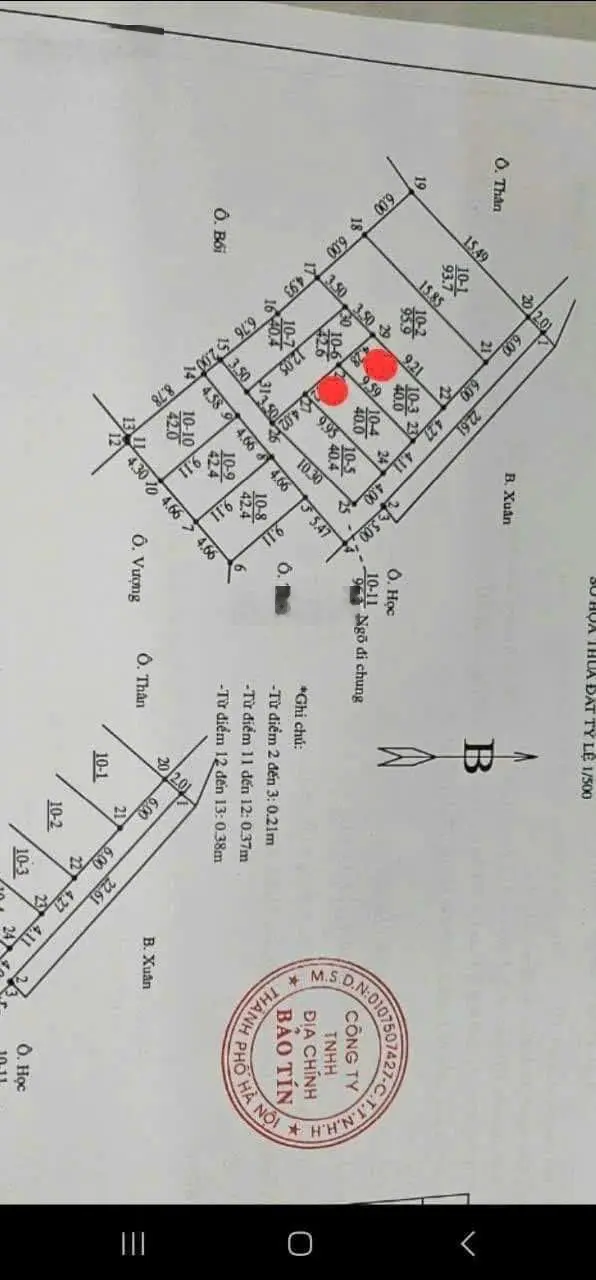 Bán 2 lô 40m tại tiền Yên hoai đức hà nội ô tô morning đỗ cửa 500m ra vành đai 4 giá chỉ hơn 2 tỷ