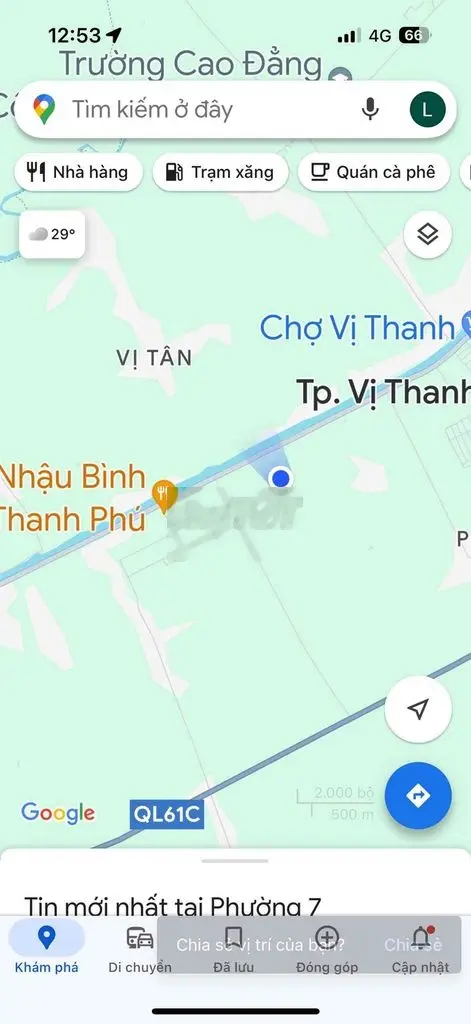 Bán nhà khu 586 Vị Thanh giá đầu tư