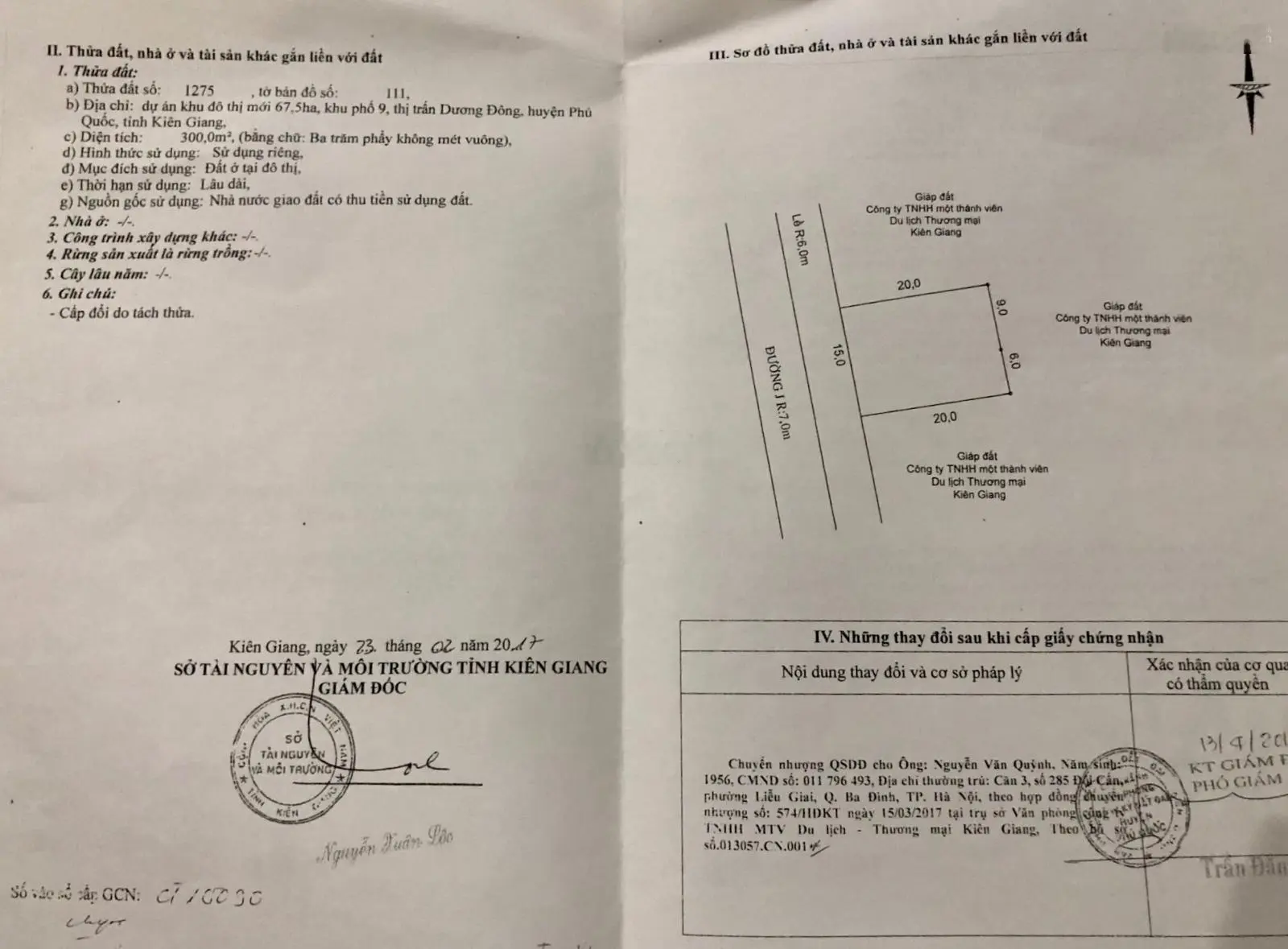 Bán lô biệt thự đối diện trường học trong khu đô thị Bắc Dương Đông Phú Quốc