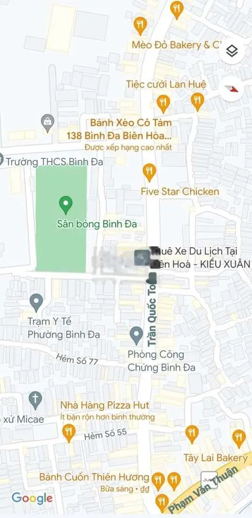 BÁN RẺ NHÀ BÌNH ĐA, 1TRỆT 1LẦU, SỔ HỒNG RIÊNG THỔ CƯ, 2 MẶT ĐƯỜNG OTO