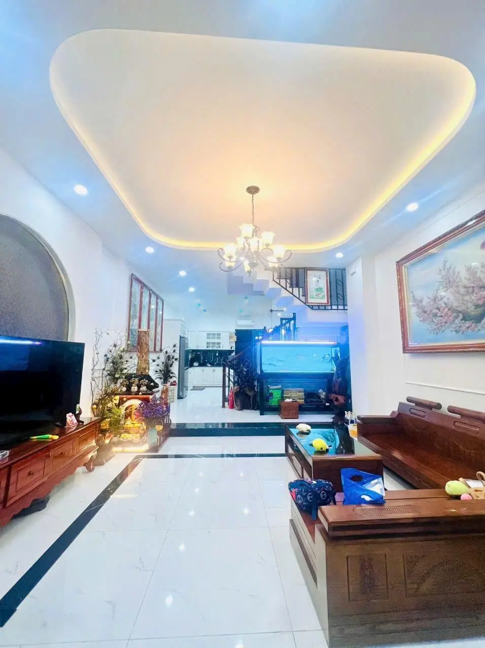 Gấp! Nhà phố kdt Hà Quang 2 Nha Trang DT 100m2 nội thất mới đẹp giá 7ty350