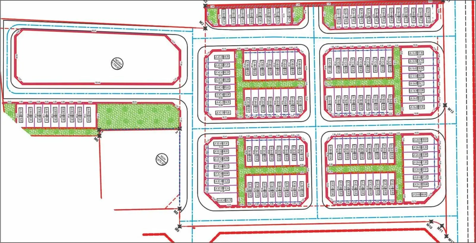 Đất đấu giá Hà Nội 93,5m2 MT: 5,5m giá chỉ hơn 40tr/m2 tại Kim Hoa Mê Linh Hà Nội