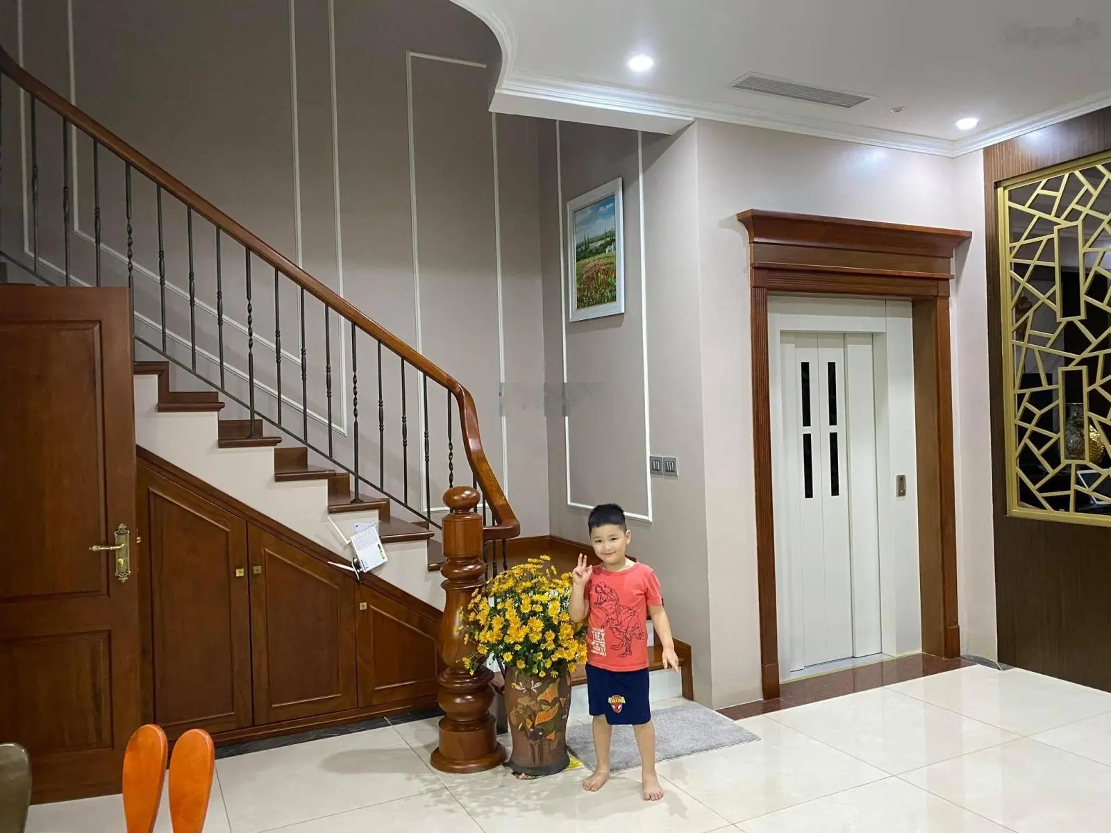 Bán biệt thự song lập 214m2 Nguyệt Quế tại Vinhomes The Harmony, 4PN5WC, Có thang máy, Giá cực tốt