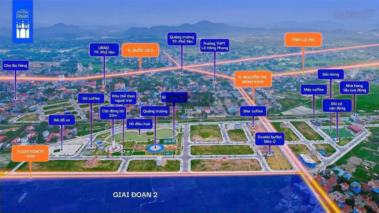 Ra hàng 3 căn ngoài giao KĐT Tấn Đức Central Park. Giá có 1-0-2