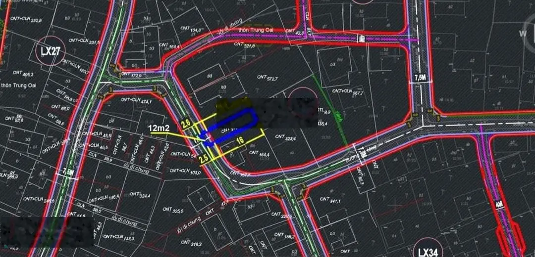 Bán đất tại đường Trung Oai, giá cực chất 60 triệu/m2, ngõ thông, ô tô vào nhà