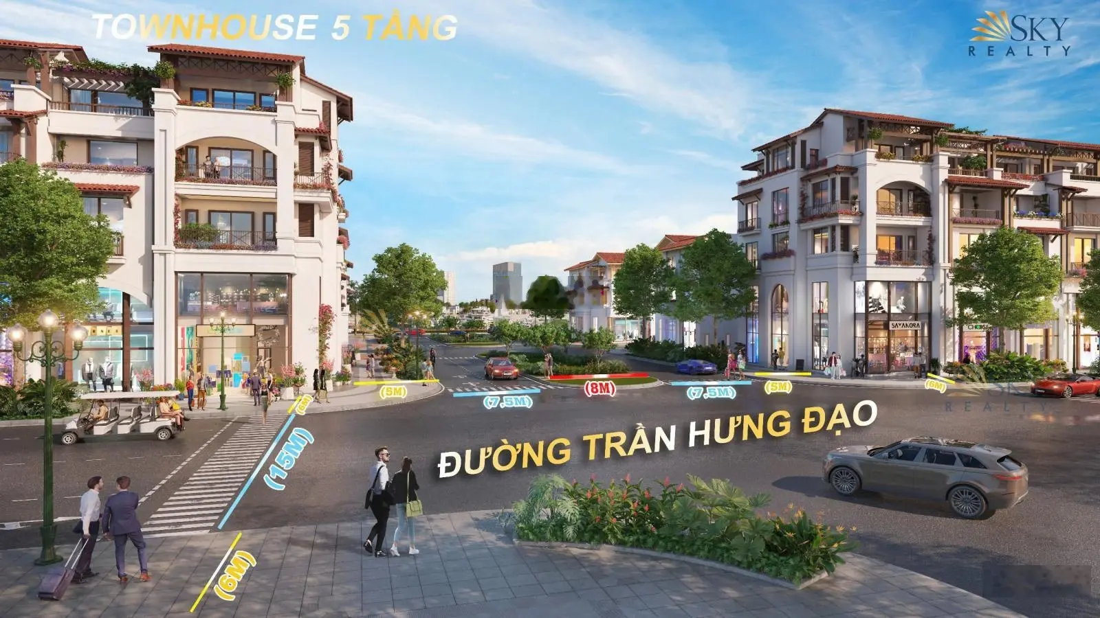 Giảm ngay 1 tỷ bán nhà phố 3 tầng ven sông Hàn - hướng Đông mát mẻ - tổ hợp cao cấp sun group