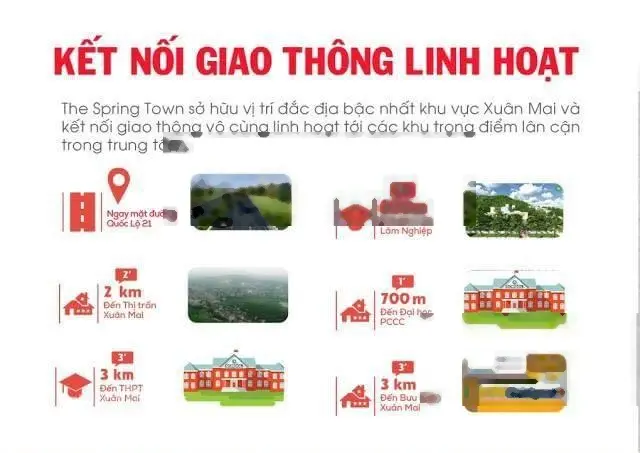 Chính chủ cần bán gấp mảnh mặt đường đôi 23m trục chính LK03A, dự án The Spring Xuân Mai