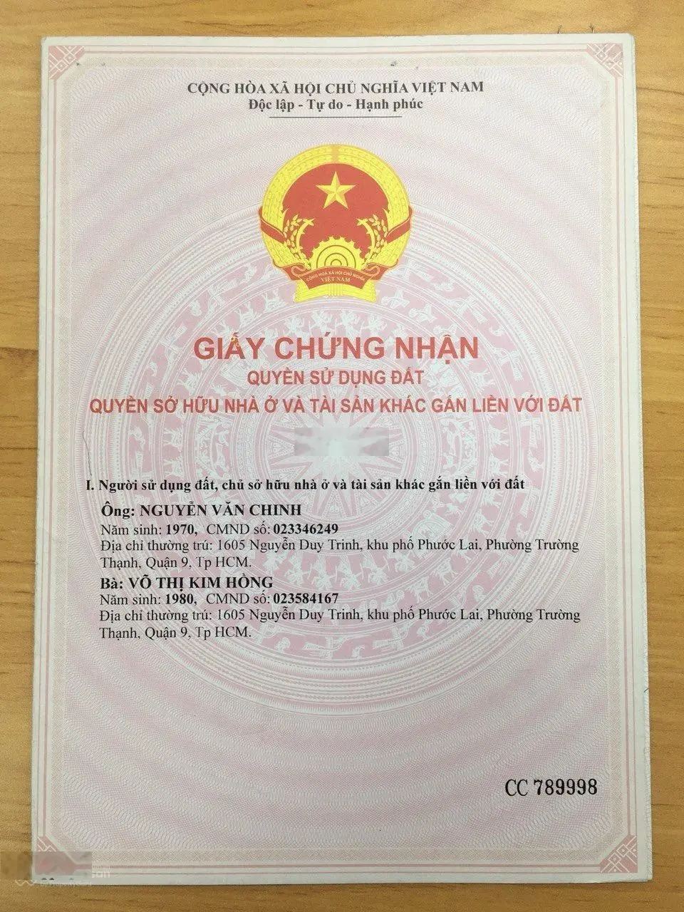 Bán nhà 4 tầng sổ hồng chính chủ