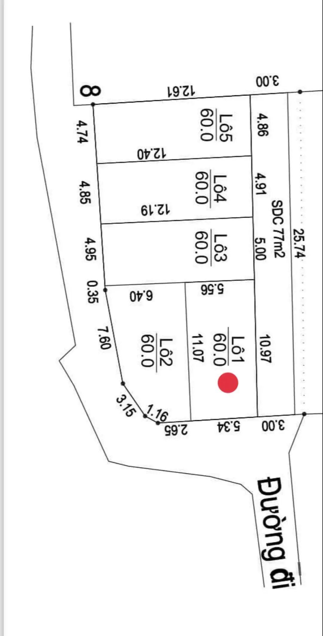 Bán nhanh trong tháng 12 - 60m2 ngõ thông tại Minh Trí - giá có thương lượng