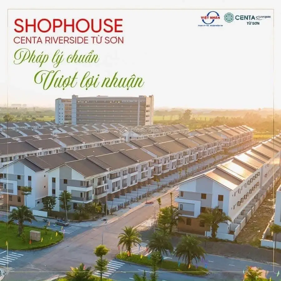 Bán căn shophouse 120 m2. Giá gốc chủ đầu tư. Centa Riverside Vsip