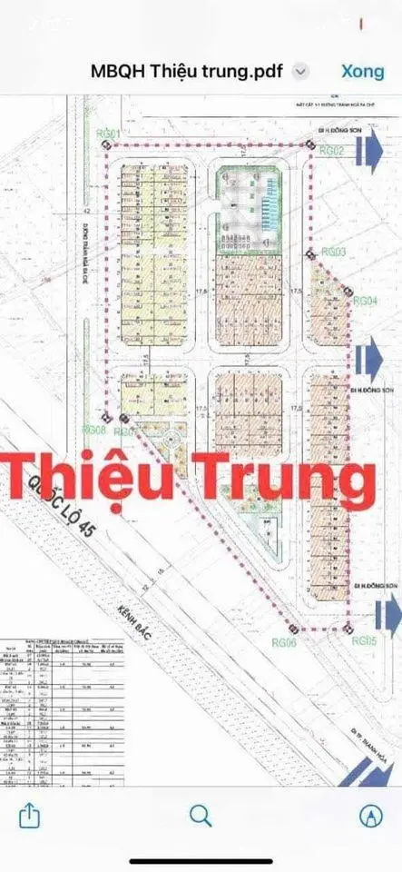 - Chính Chủ em cần bán lô Đầu Ve mb TDC Thiệu Trung - Thiệu Hóa